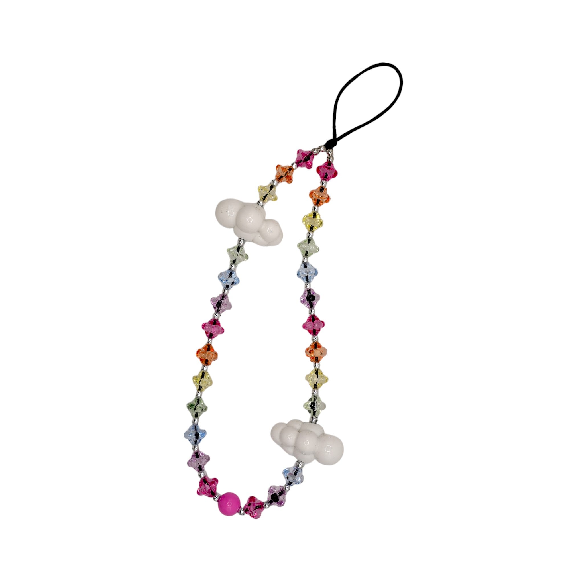 Rainbow Dreamscape Wristlet Phone Strap
